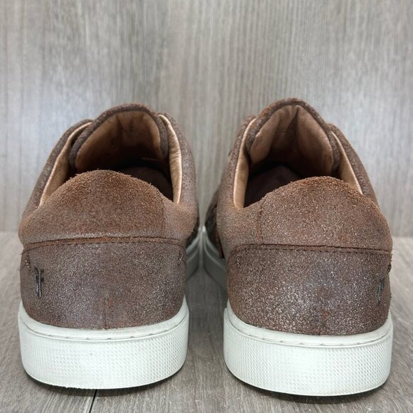 Frye Shoes Womens 8M Ivy Gore Leather Casual Slip On Sneakers Brown 3470375-CHO - Picture 4 of 11